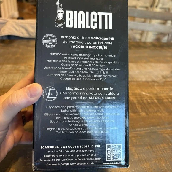 Bialetti Venus Coffee Espresso Maker 6 Cups Induction Stainless 00007255 - Picture 15 of 16